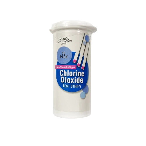 ClO2 Test Strips - Wide Range - Pack of 50